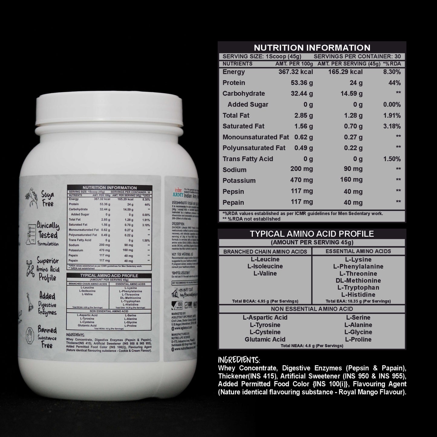 Zacked Whey Protein