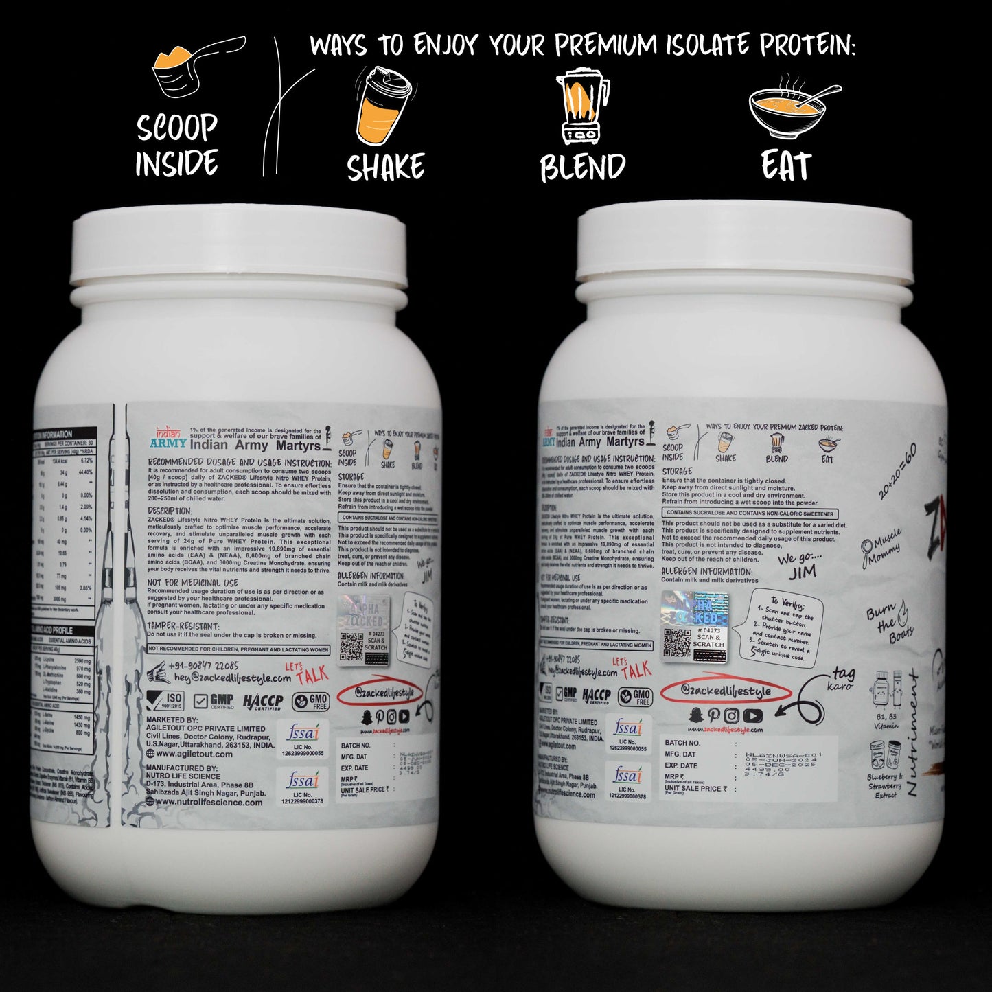 Zacked Nitro Whey Protein