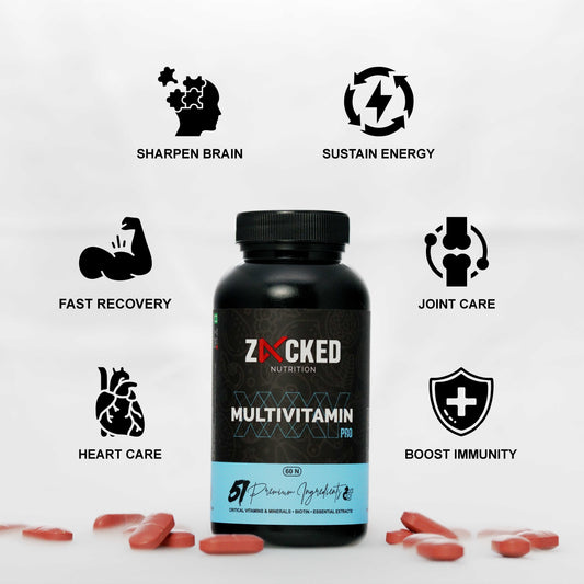 Zacked Multivitamin Pro - 51 Ingredients